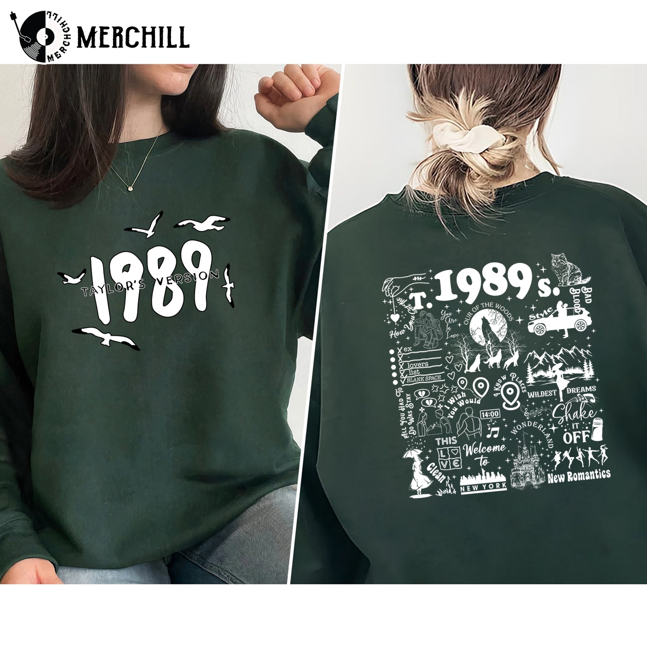 1989 Taylor’s Version Shirt 2 Sides Retro Swiftie Merch