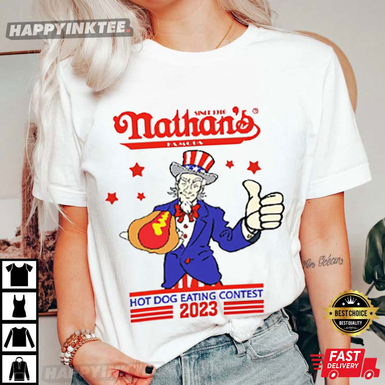 2023 Nathan’s Hot Dog Eating Contest T-shirt