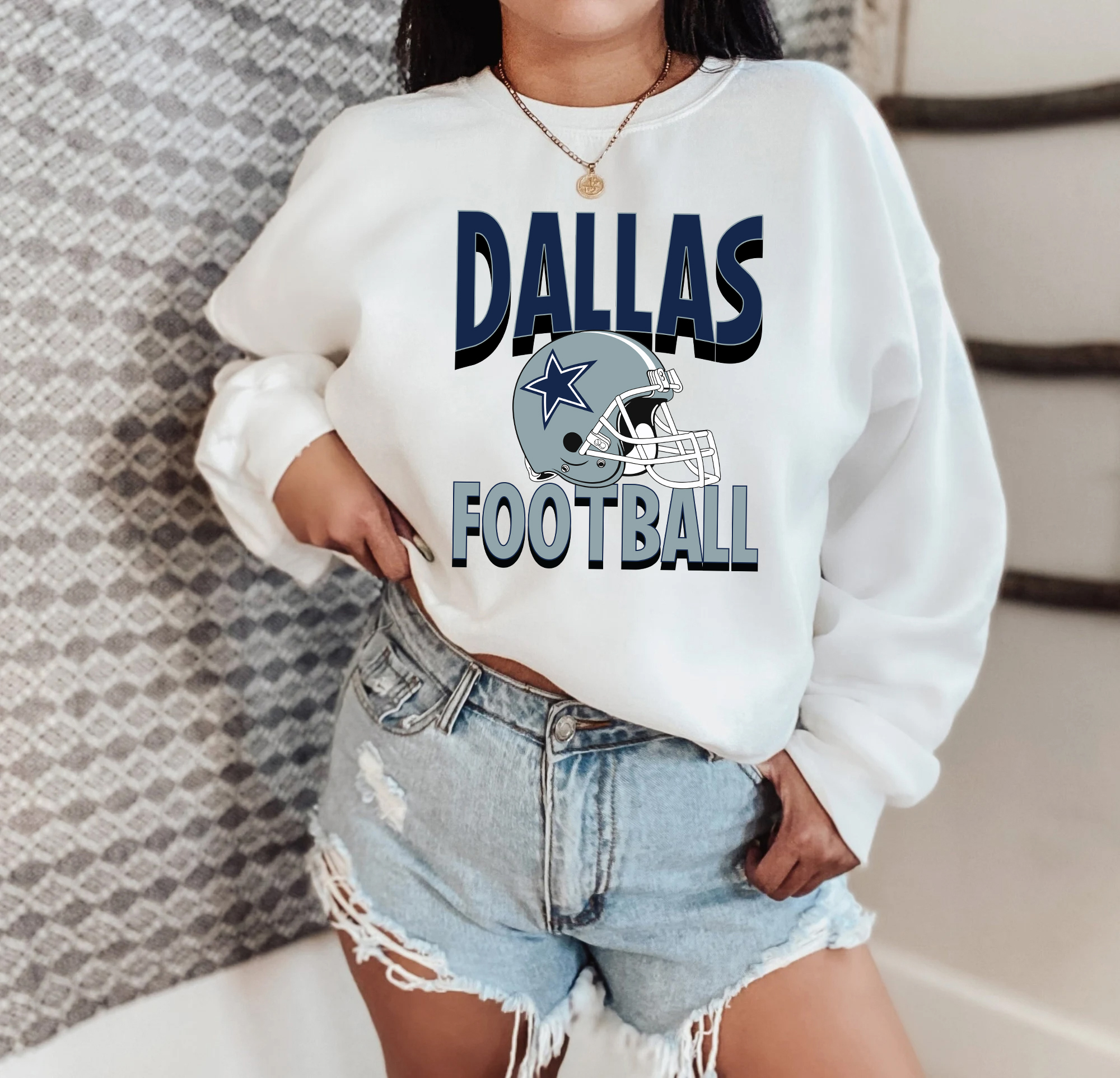 90’s Dallas Cowboys Throwback Vintage Texas Football Sweatshirt