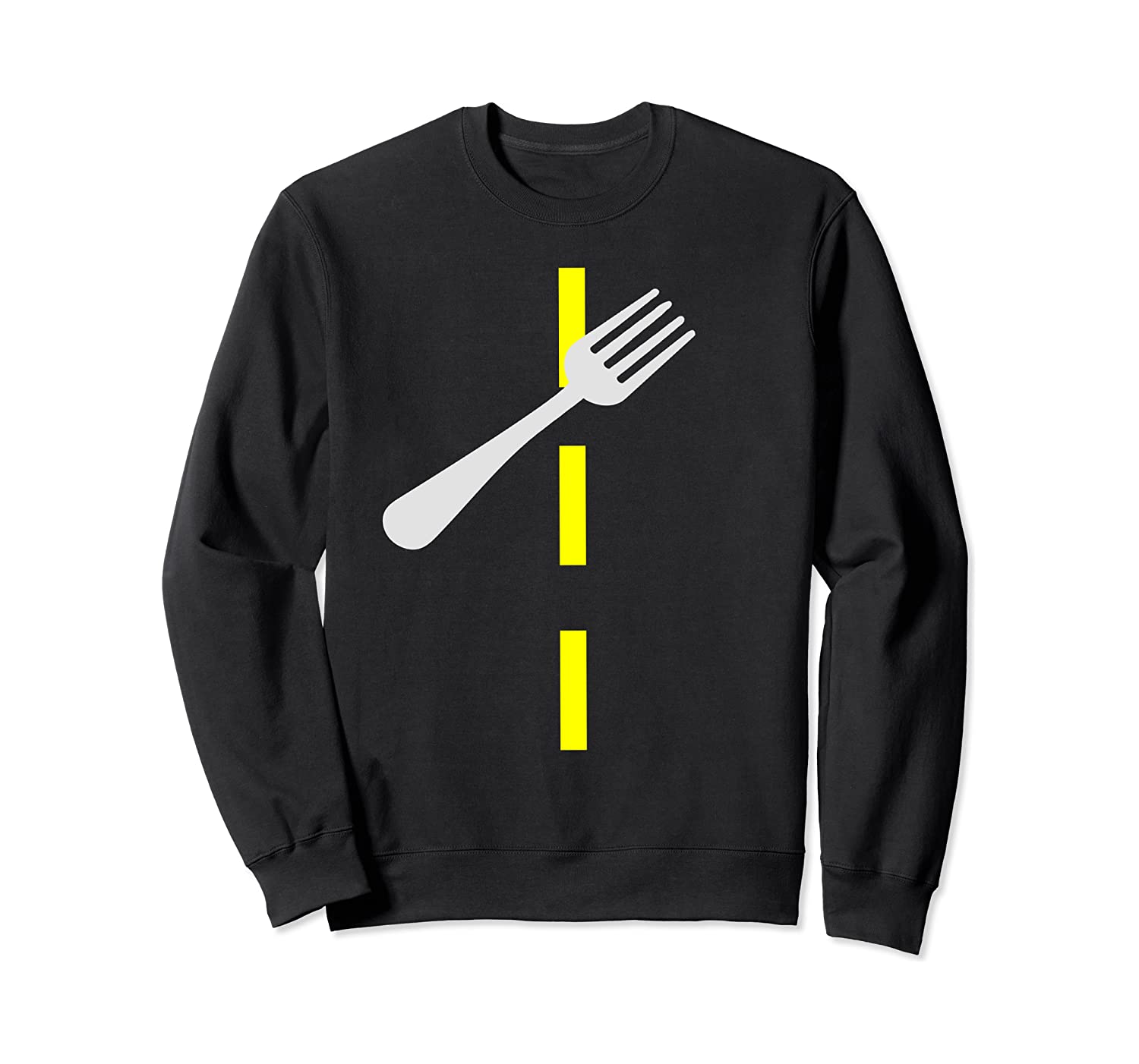 A Fork In The Road Funny Pun Halloween Costume Sweatshirt