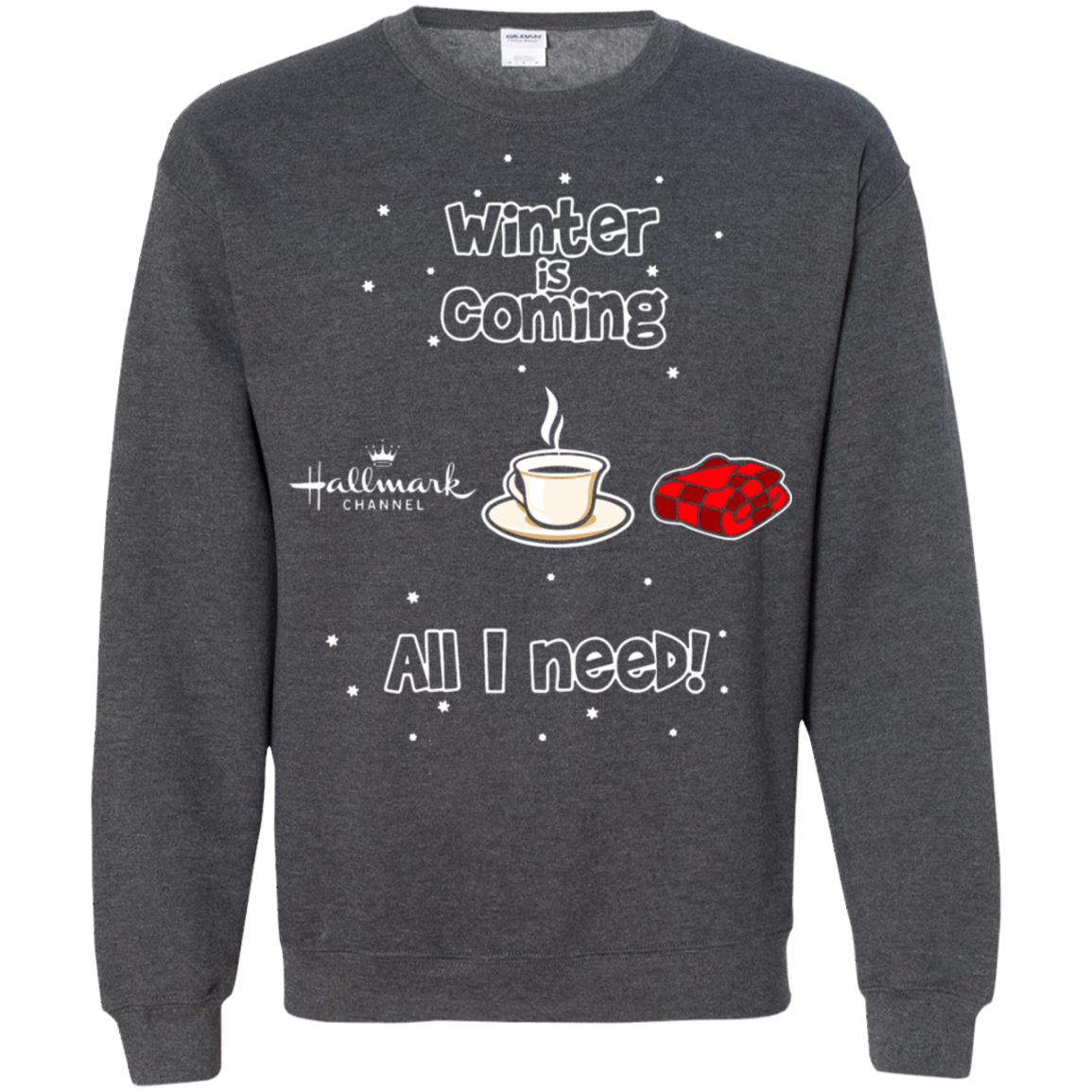 hallmark blanket sweatshirt