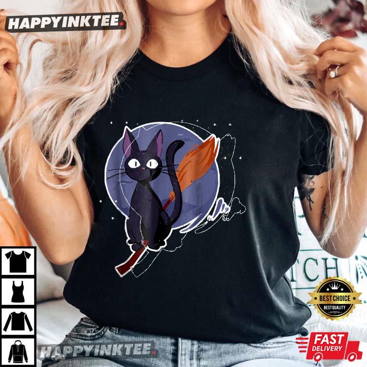 Anime Kawaii Cute Jiji Cat Kiki’s Delivery Service Best T-shirt