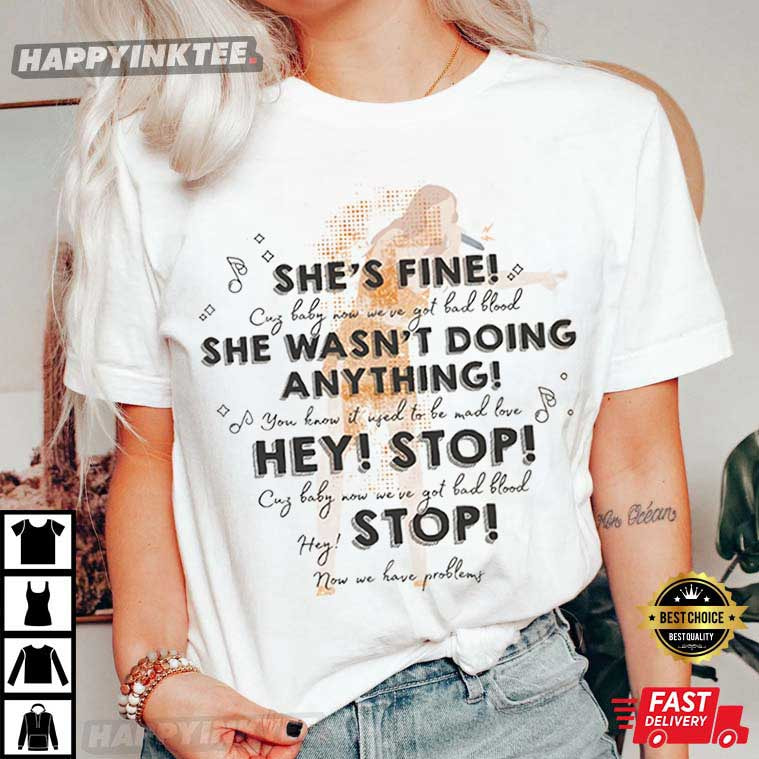 Bad Blood She’s Fine Taylor Version Eras Tour T-shirt