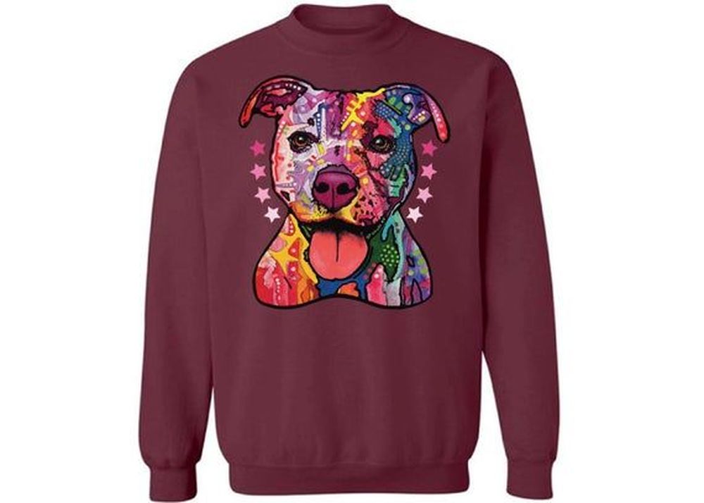 Baitunstore Dog Crewneck Sweater Pit Bull S 5938 155303887200026103