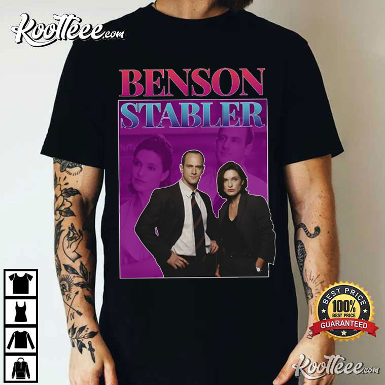 Benson Stabler Law And Order Series 90’s T-shirt