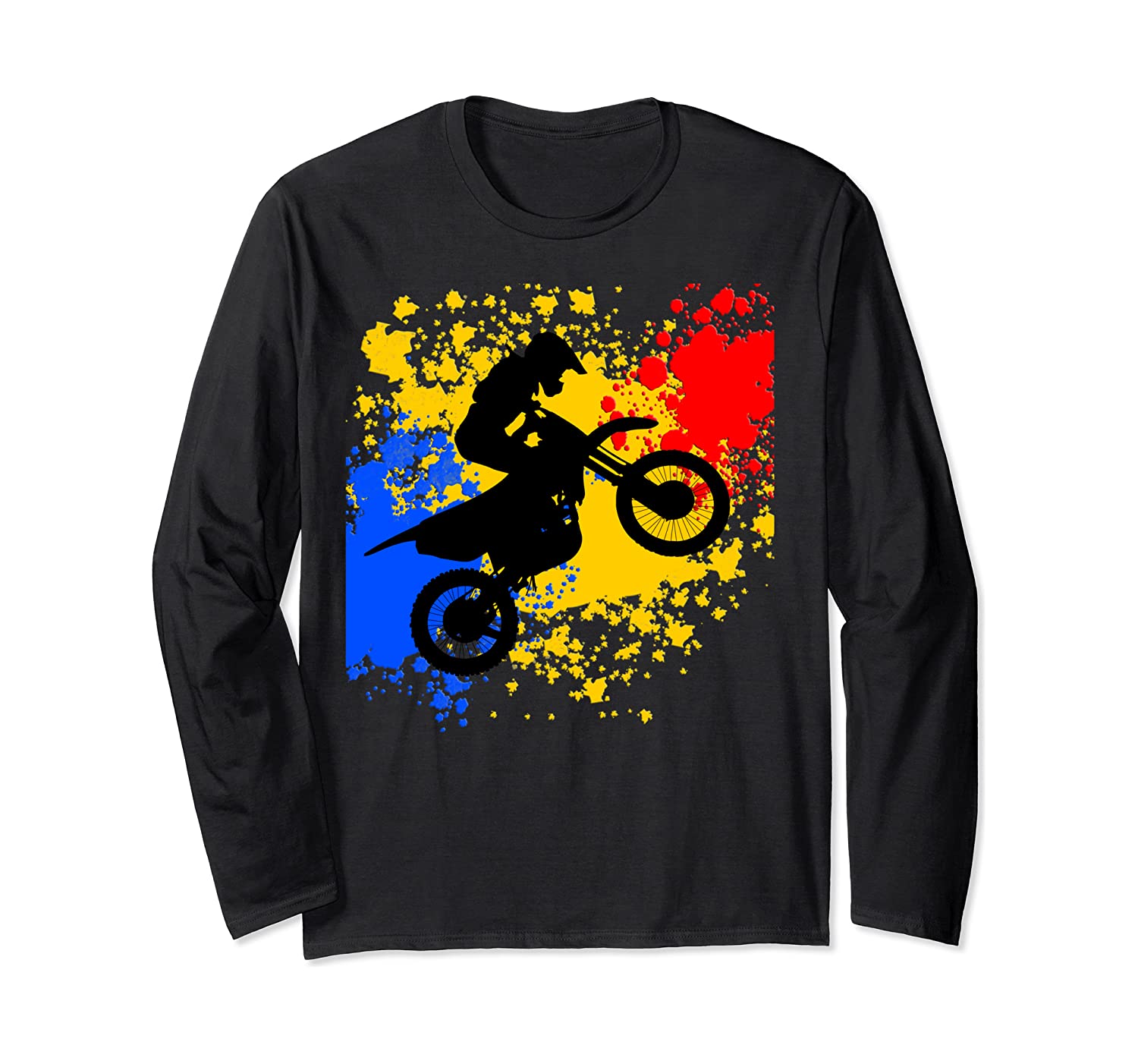 Bike Boy Dirt Bike Motocross Mx Gift Long Sleeve T Shirt