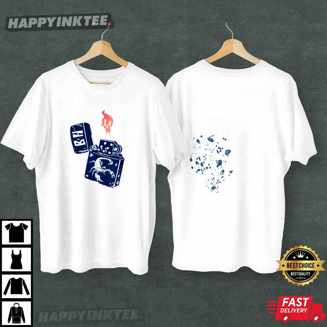 Billy Hargrove Devil’s Flame Lighter Stranger Things T-shirt