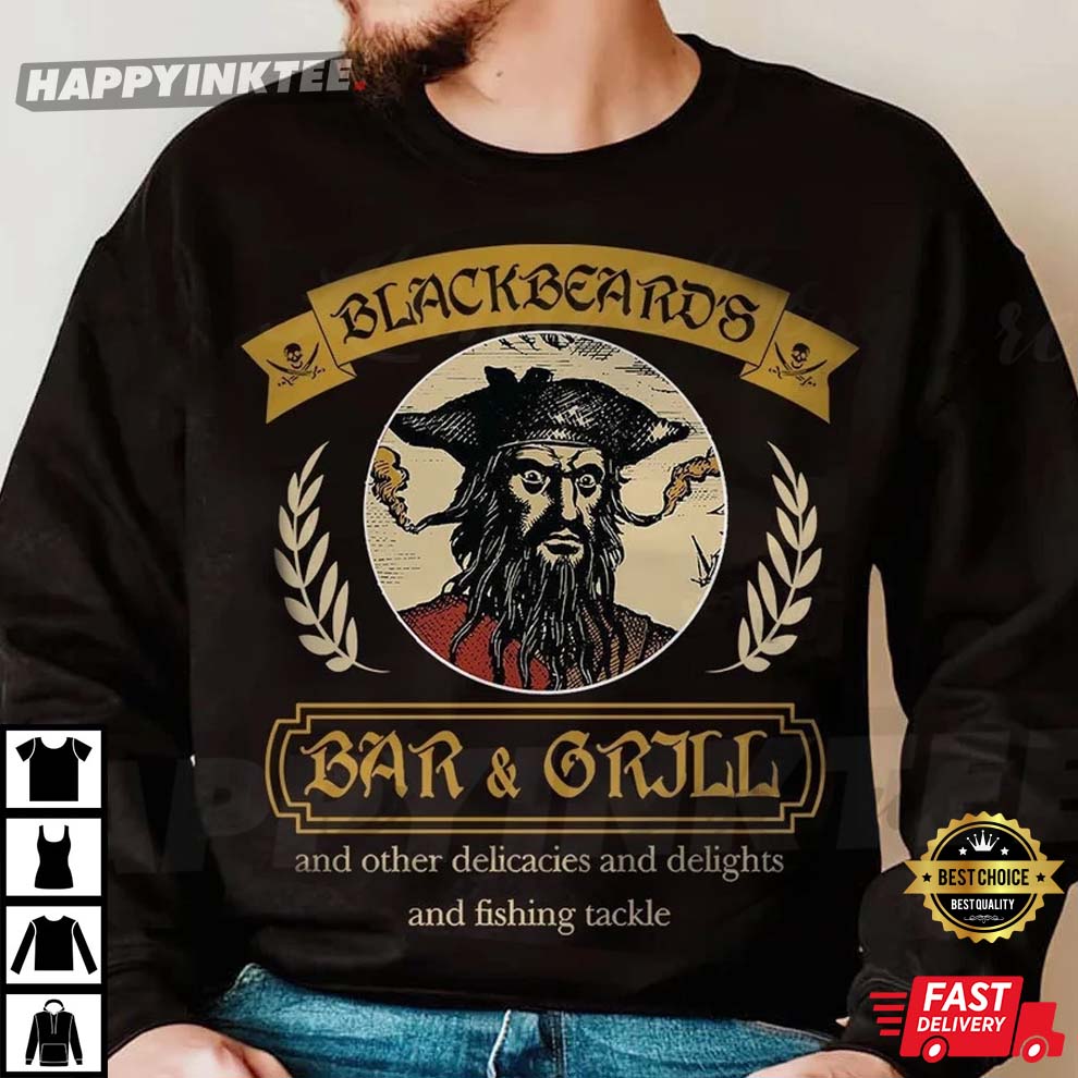 Blackbeard’s Bar & Grill Our Flag Means Death Stede And Blackbeard Best T-shirt