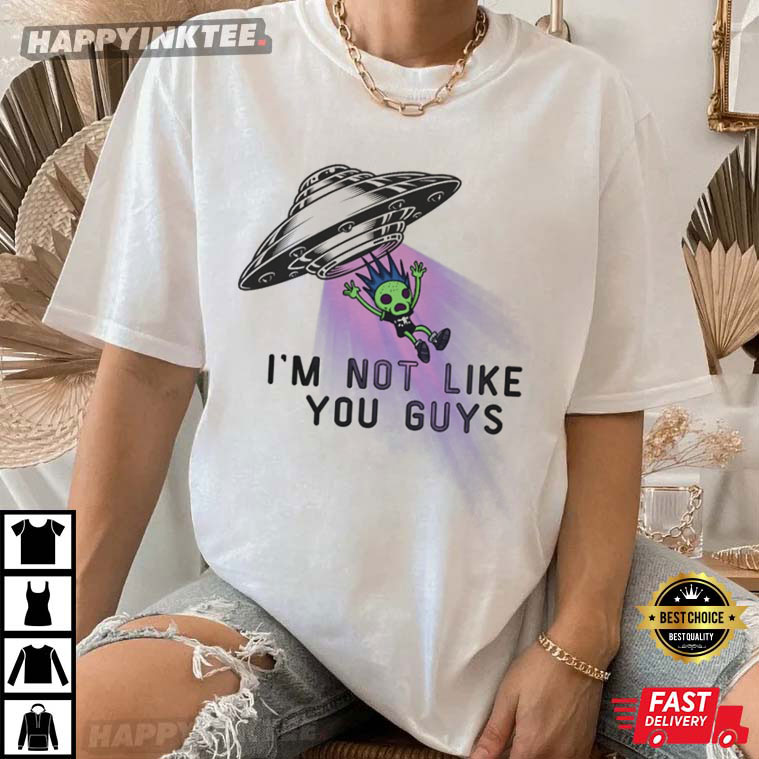 Blink 182 Inspired I’m Not Like You Guys Lyric T-shirt