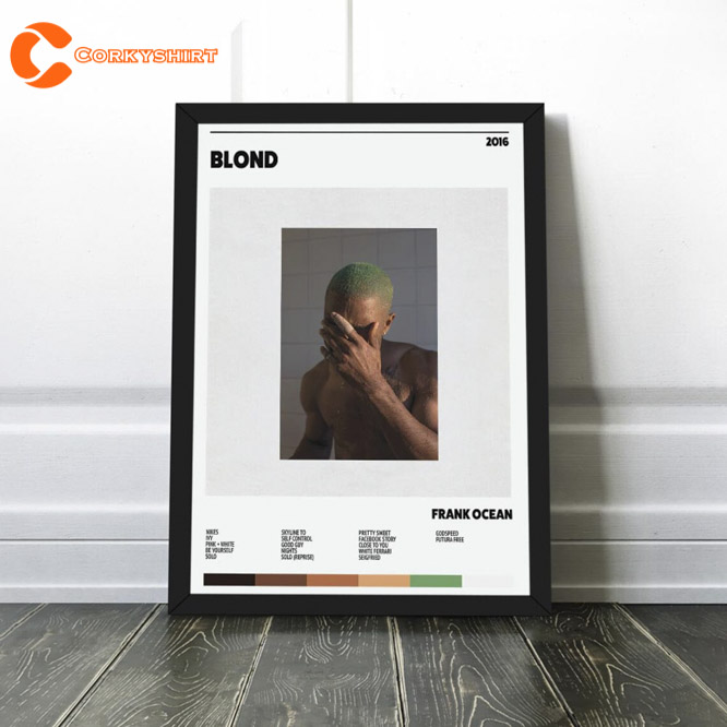 Blond – Frank Ocean Album Tracklist Poster