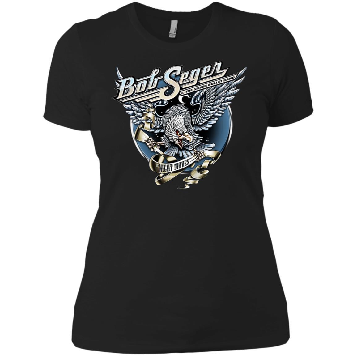 Bob Seger Night Moves Classic Rock Music Vintage – Ladies’ Boyfriend T-shirt