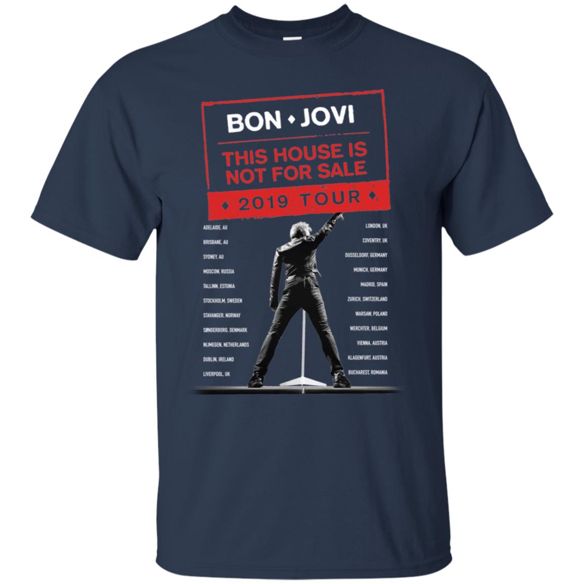 Trevco Bon Jovi Bon Sphere T-Shirt Unisex Rosa - Maglietta Uomo/Donna, Cotone, Licenza Ufficiale