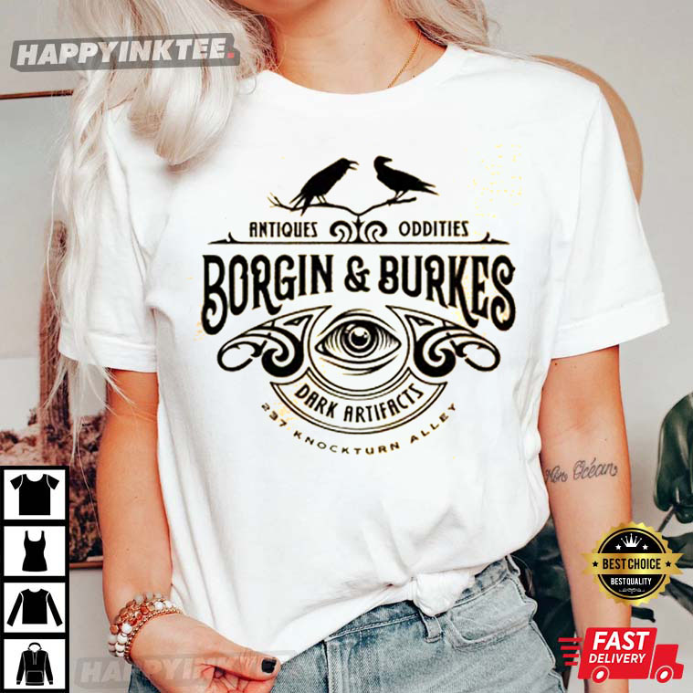 Borgin & Burkes Unusual And Ancient Wizarding Artefacts Harry Potter T-shirt