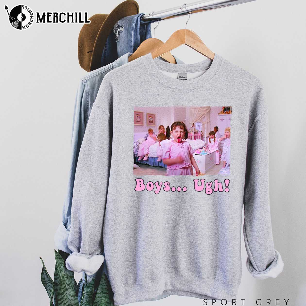 Boys… Ugh! Retro Valentine Shirt Funny Valentines Gifts For Her
