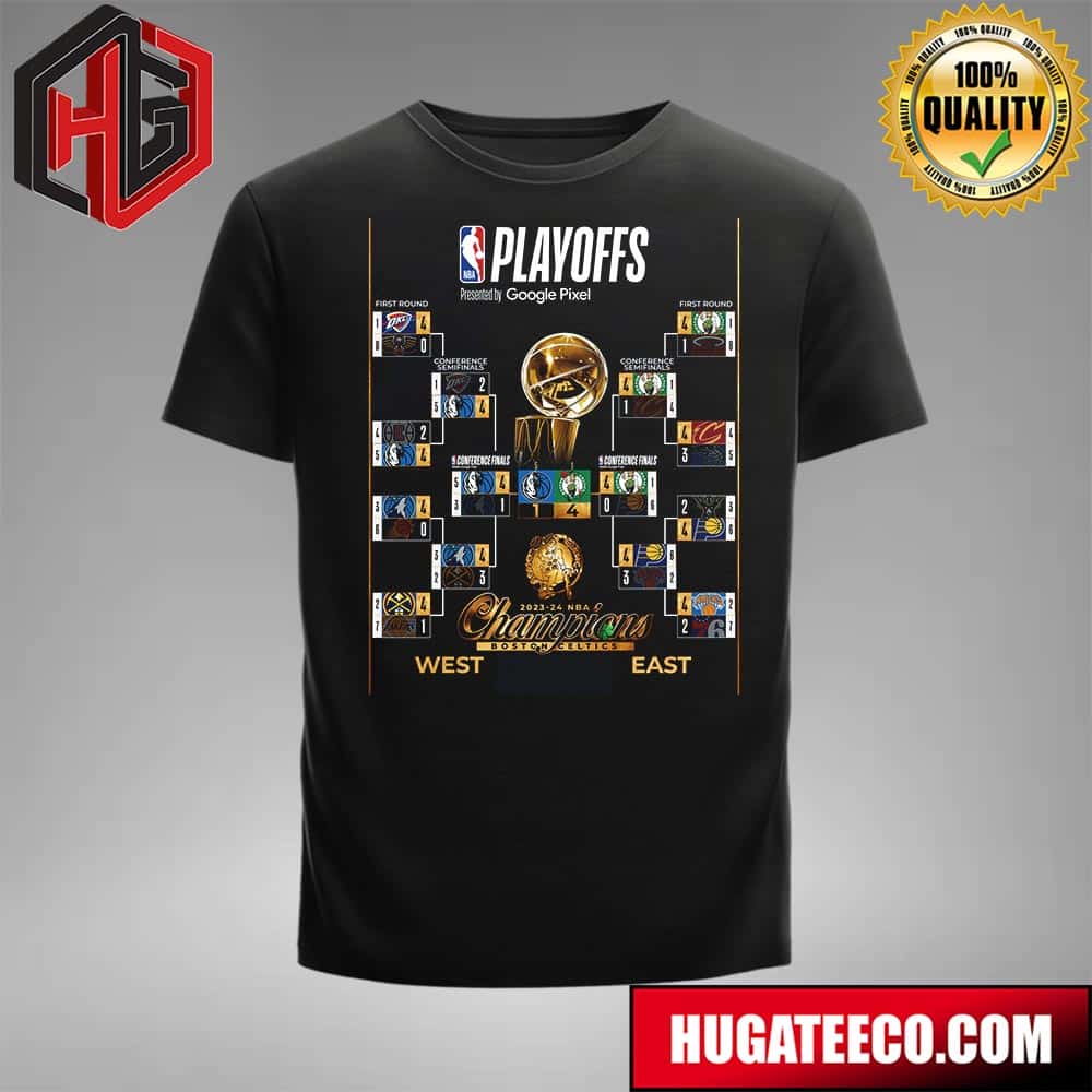 Bracket Complete The Boston Celtics Are Champions For An Nba-leading 18th Time In The Franchise’s History Unisex T-shirt