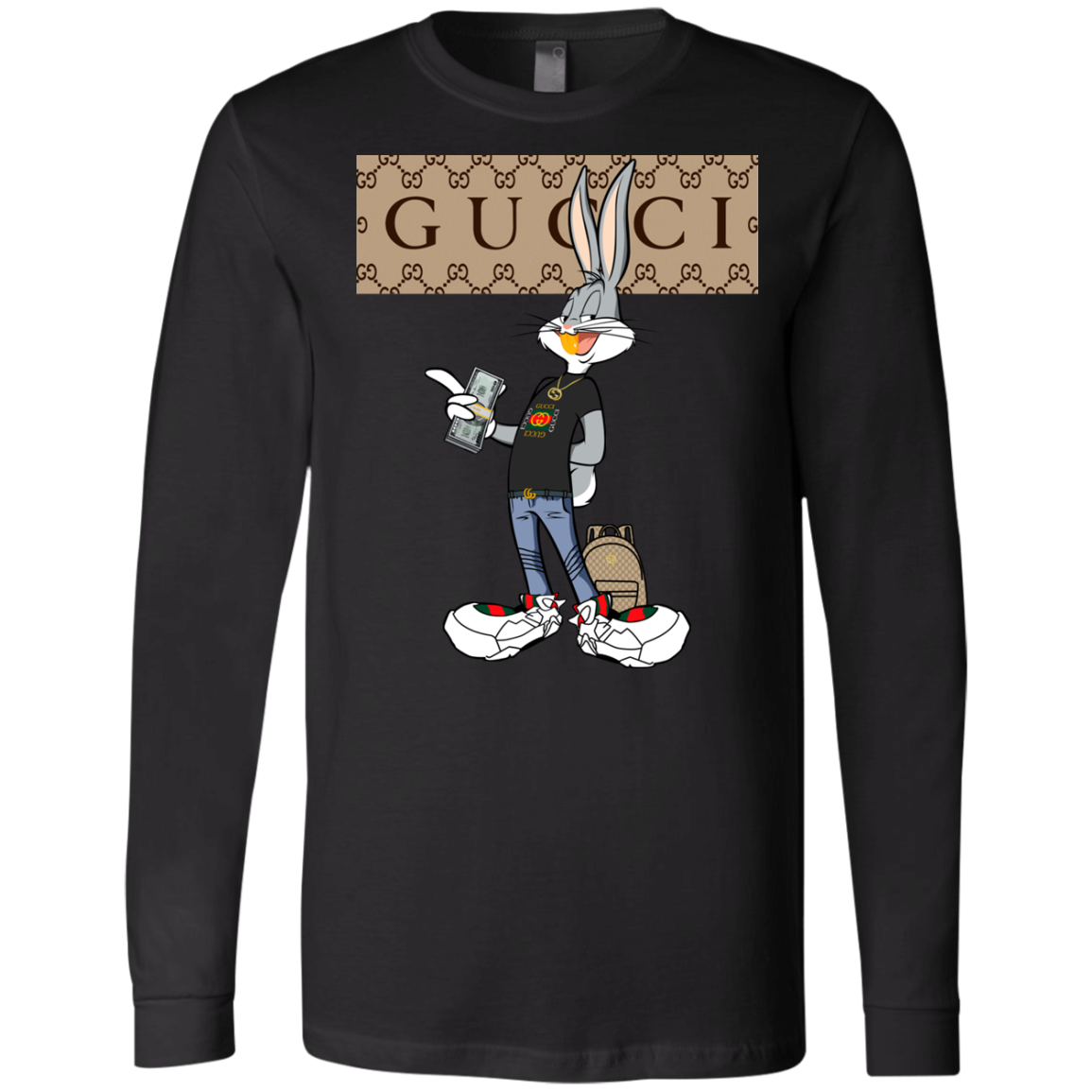 Bugs Bunny – Gucci 3501 Men’s Jersey Ls T-shirt