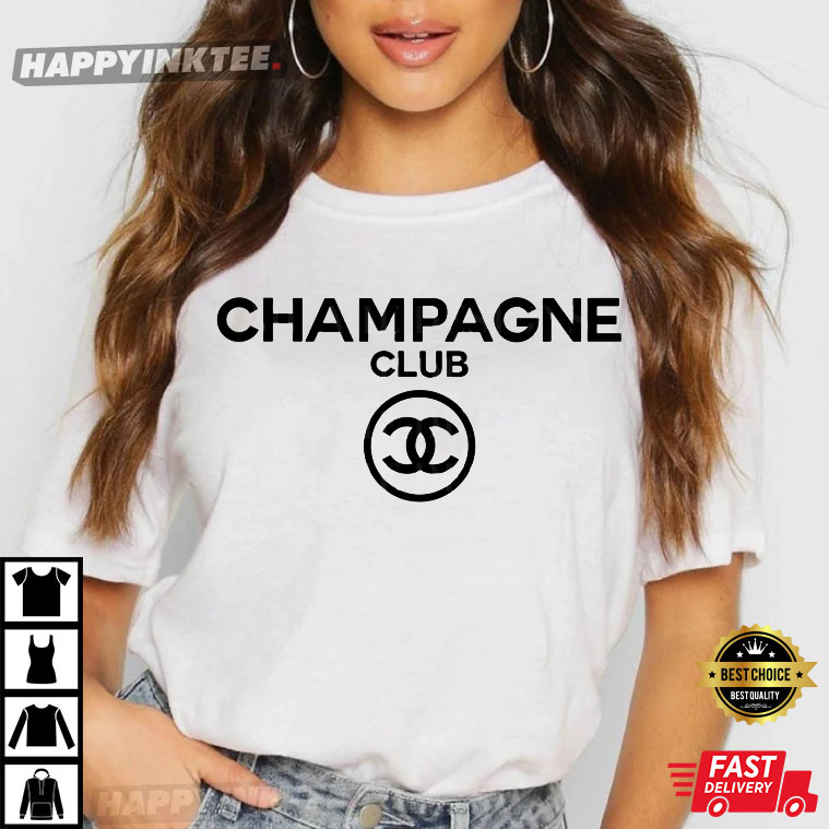 Champagne Club Women’s Trendy T-shirt