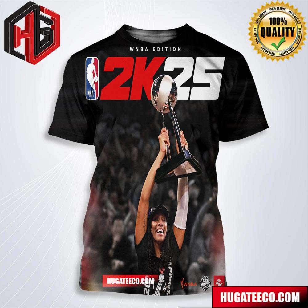 Champion Mvp Cover Star A’ja Wilson Is Our Nba 2k25 Edition Cover Athlete All Over Print Shirt