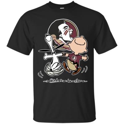Charlie Brownandsnoopy – Florida State Seminoles T-shirts Sweat Shirts Long Sleeves Hoodies