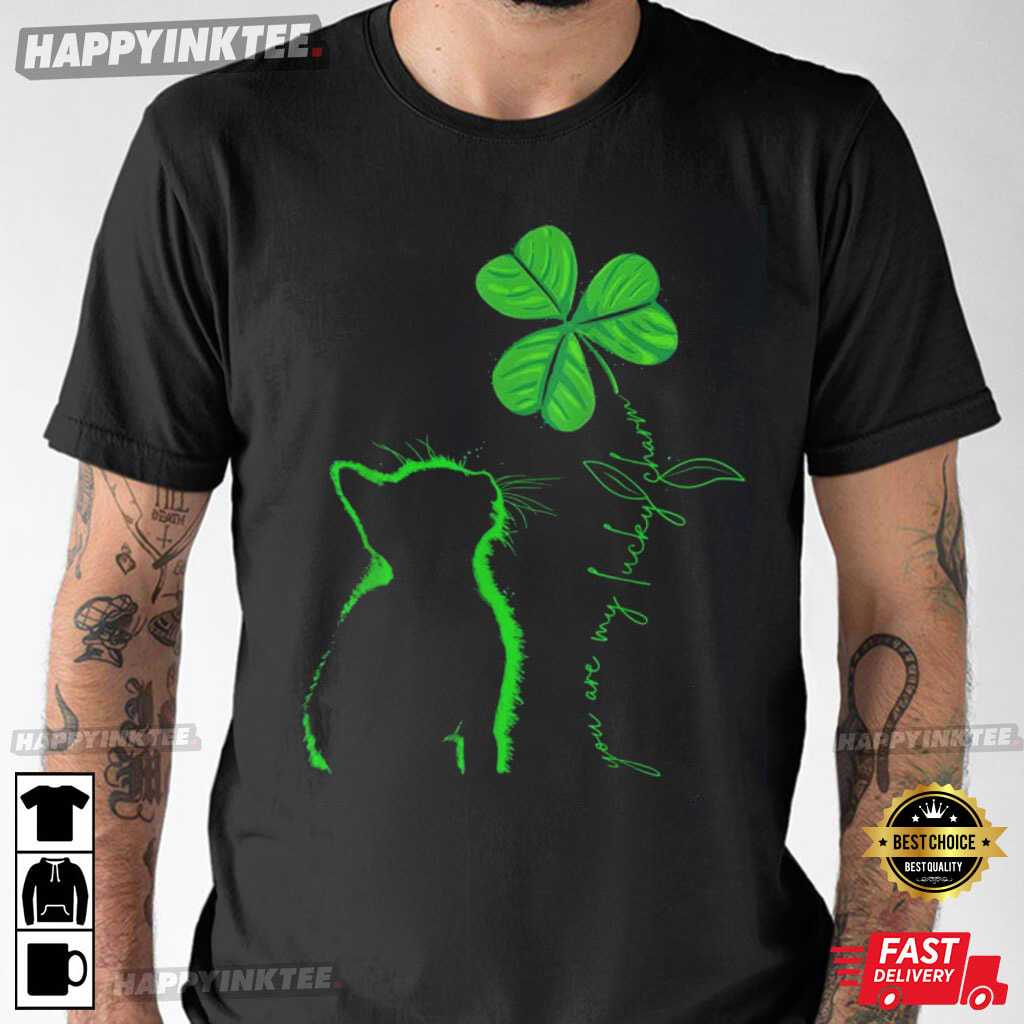 Charming Kitten Cat St.patrick’s Day T-shirt