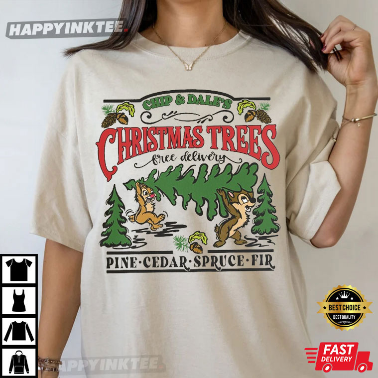 Chip And Dale’s Christmas Tree T-shirt
