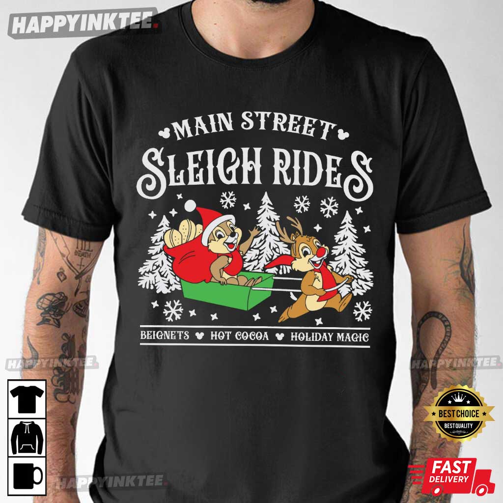 Chip And Dale’s Sleigh Rides T-shirt