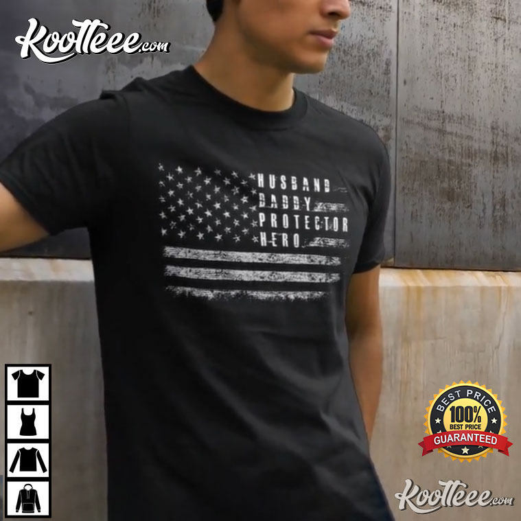 Dad Usa Flag Patriotic Gift For Father’s Day T-shirt