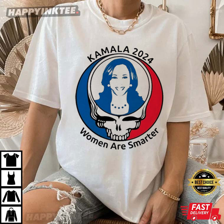 Dead & Company Kamala 2024 Women Are Smarter T-shirt
