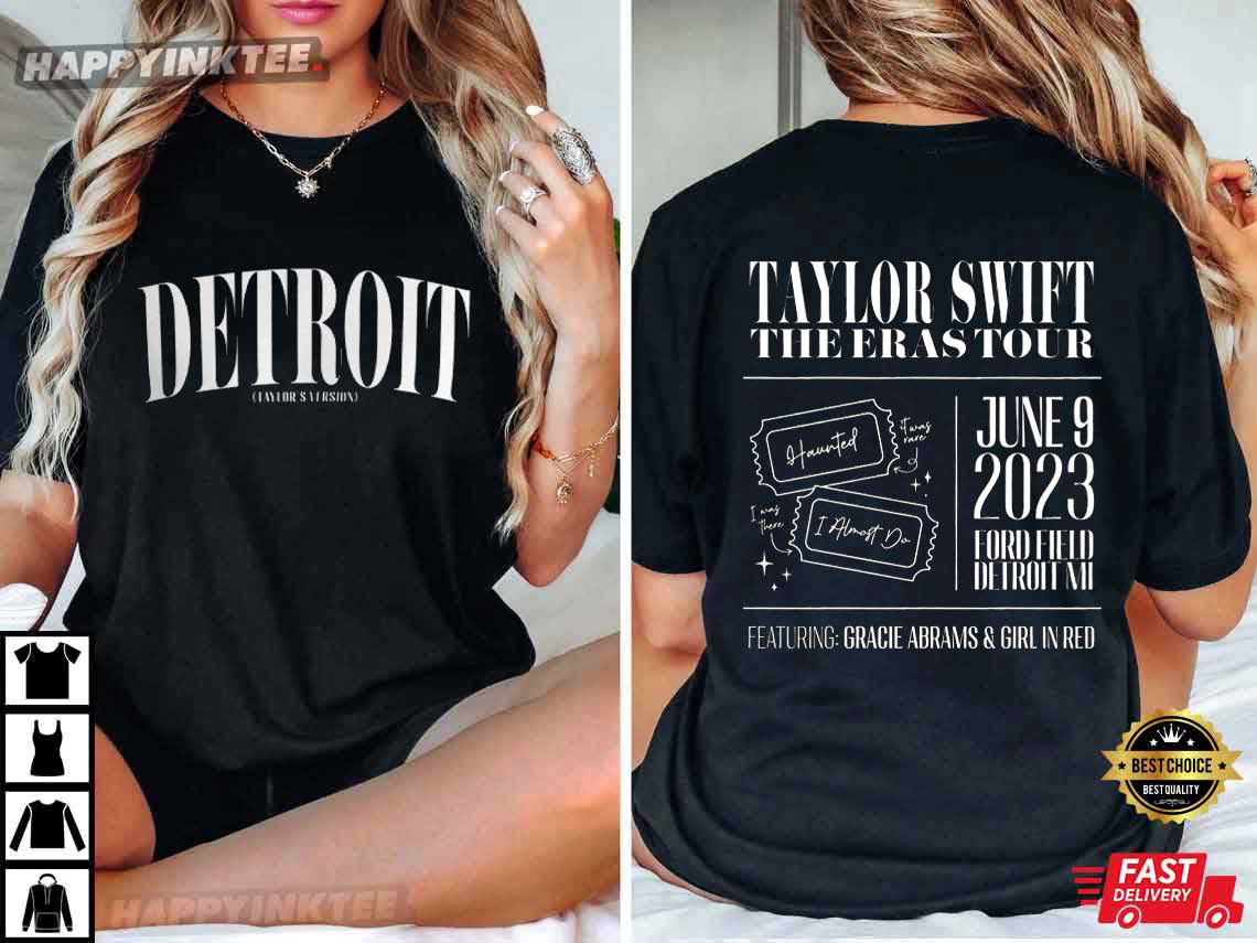 Detroit Taylor’s Version Eras Tour City Unisex T-shirt