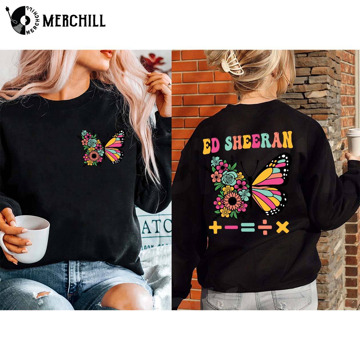 Ed Sheeran T Shirt Women’s Mathematics Tour Gift