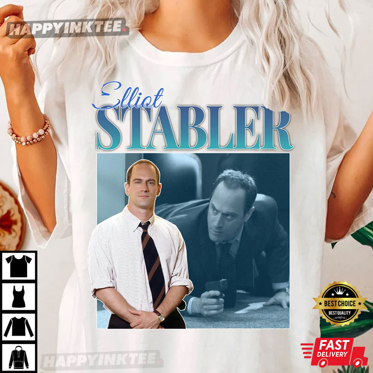 Elliot Stabler Law And Order Series 90’s Vintage T-shirt