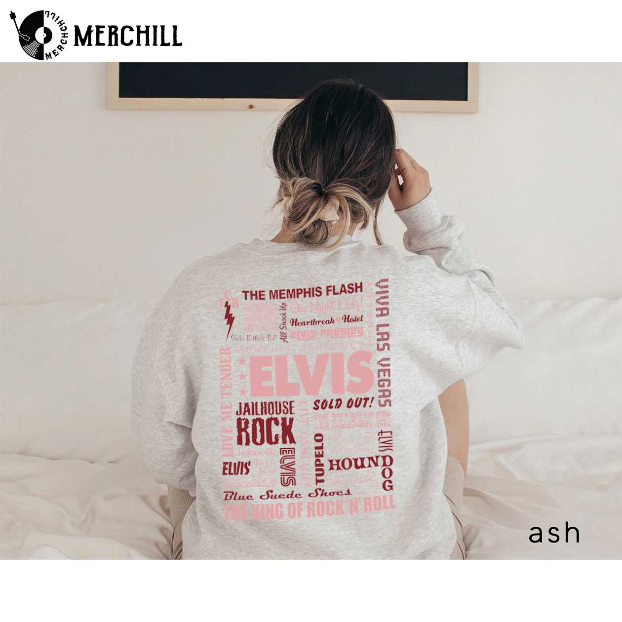 Elvis Presley Sweatshirt The King Of Rock ‘n’ Roll Gift For Elvis Fans