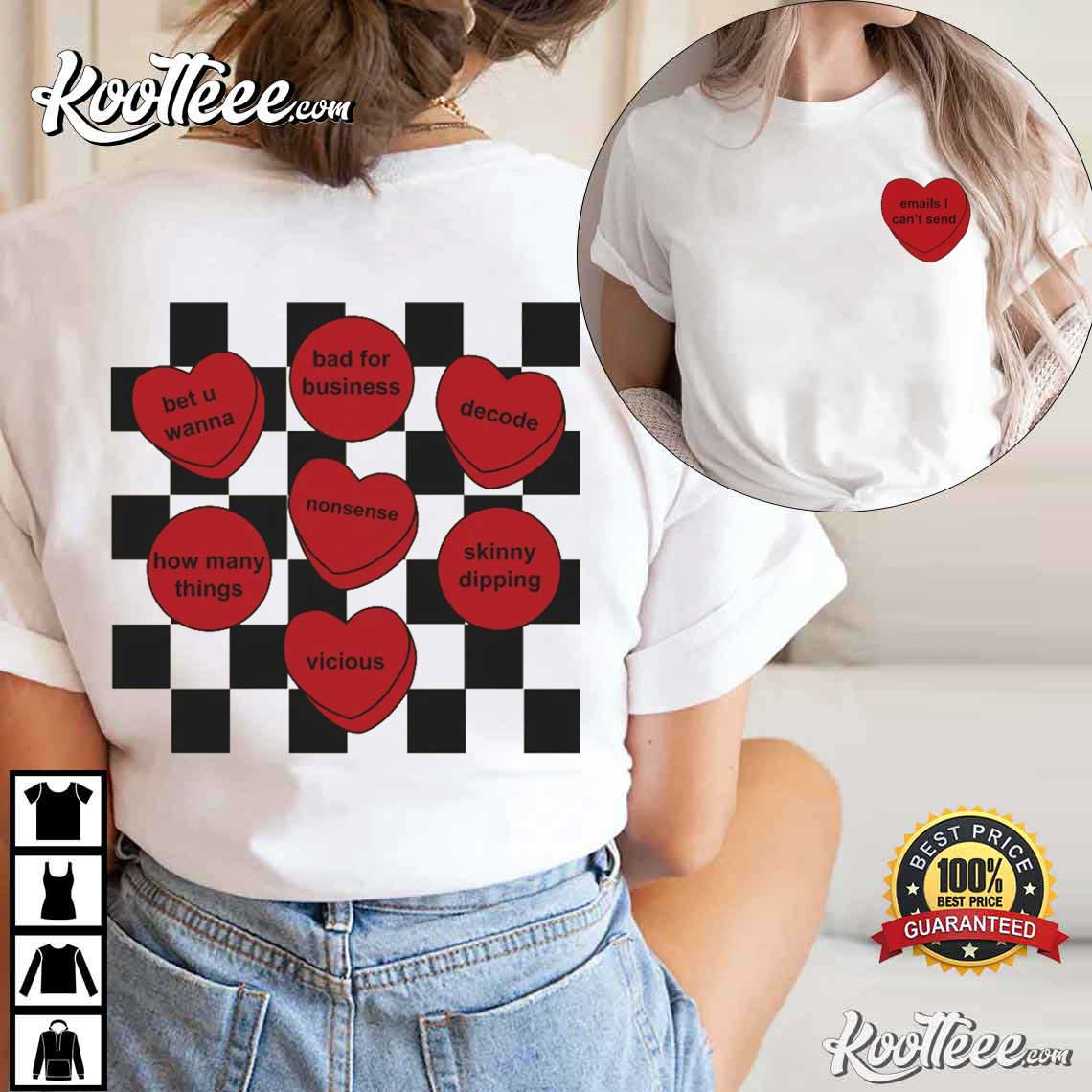 Emails I Can’t Send Tour Sabrina Carpenter Merch T-shirt