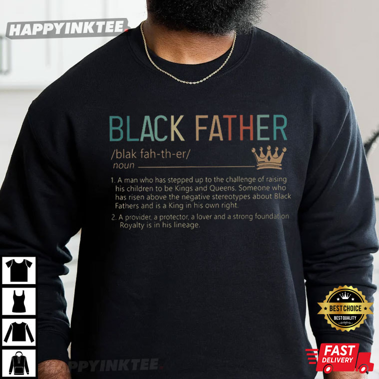 Father’s Day Black Father Classic Best Gift For Dad T-shirt