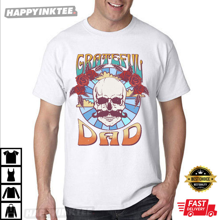 Father’s Day Grateful Dad Vintage Inspired Father Gift T Shirt