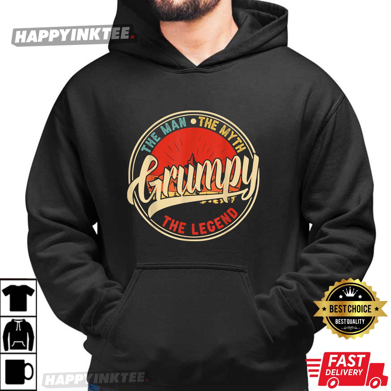 Father’s Day The Man The Myth The Legend Funny T-shirt