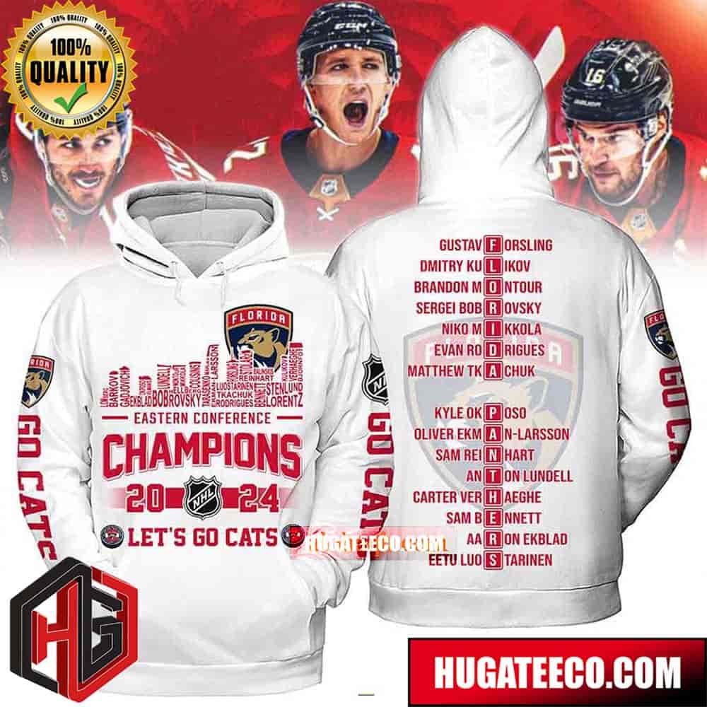 Florida Panthers Let’s Go Cats Eastern Conference Champions Nhl 2024 Two Sides All Over Print Shirt