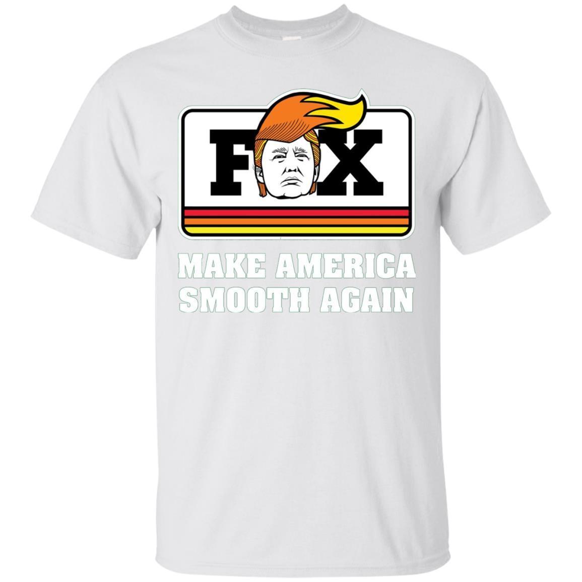 Fox Trump – Make America Smooth Again – Funny Cycle – T-shirt