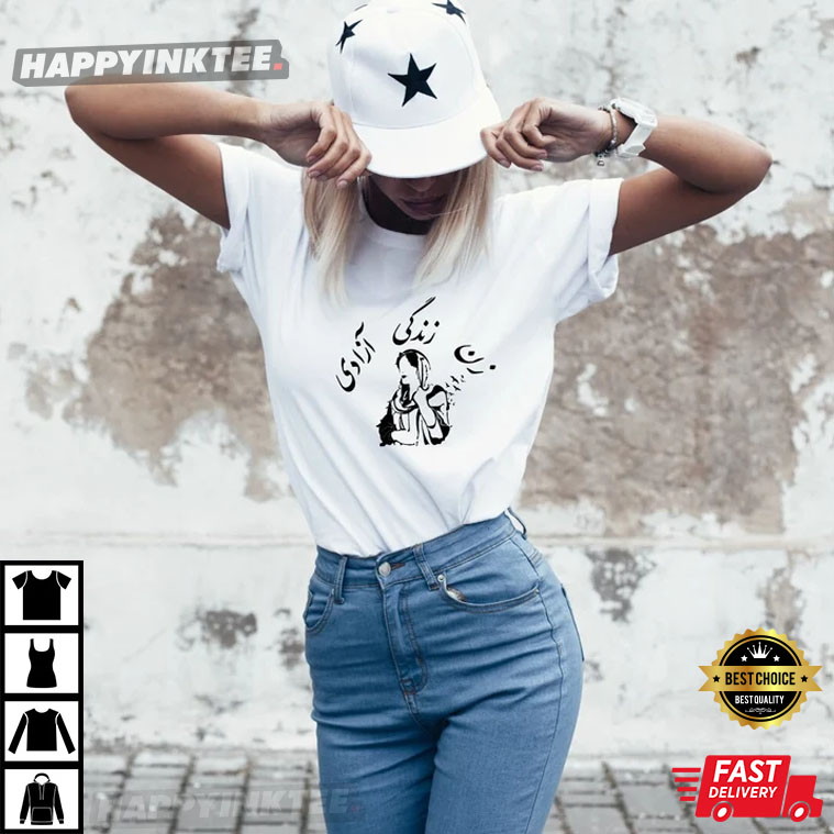 Freedom Mahsa Amini Women’s Right Zan Zendgi Azadi T-shirt