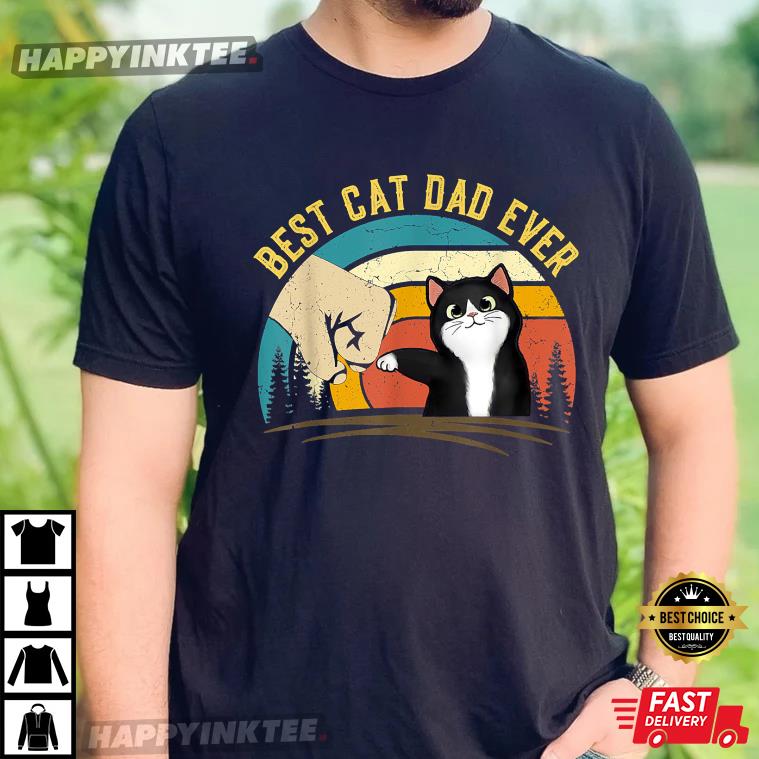 Funny Cat Happy Father’s Day T-shirt