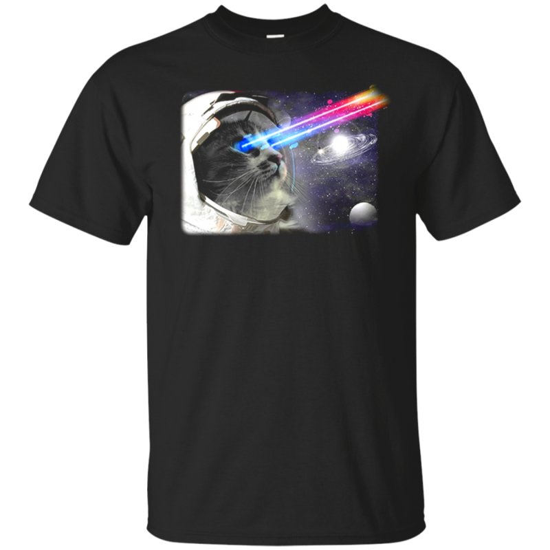Funny Laser Cat Tshirt