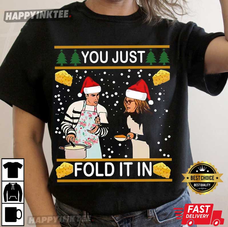 Funny Schitt’s Creek Christmas You Just Fold It T-shirt
