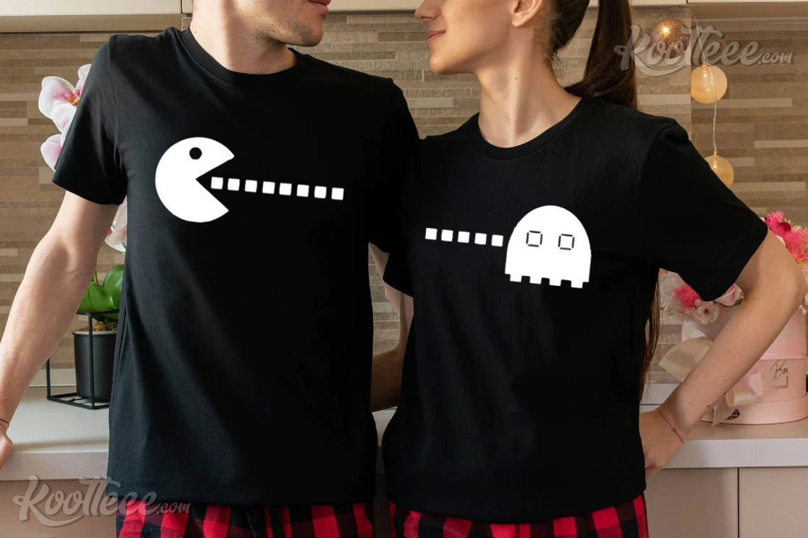 Gamer 1 Gamer 2 Cool Valentine’s Couples Matching Shirts