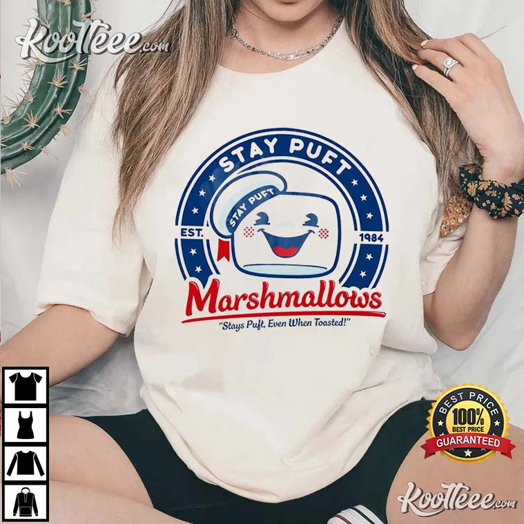 Ghostbusters Stay Puft Marshmallows Cult Movie 80’s T-shirt
