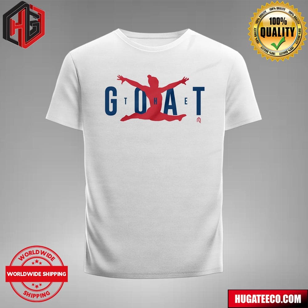 Gold For The Goat Simone Biles Gymnastics Women’s All-around Olympic Games Paris 2024 Team Usa Goat Logo By Athlete Logos T-shirt