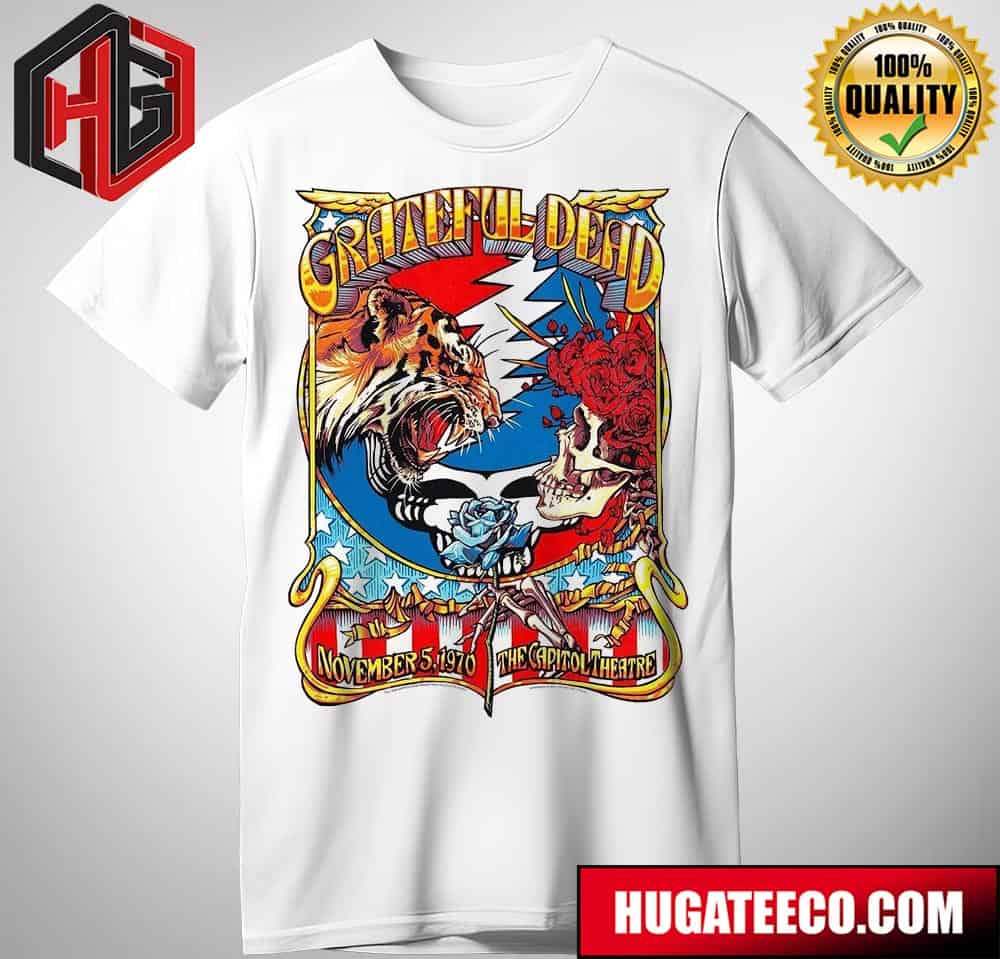Grateful Dead’s Performance At The Capitol Theatre On November 5 1970 Taylor Rushing’s Limited Edition 6-show T-shirt