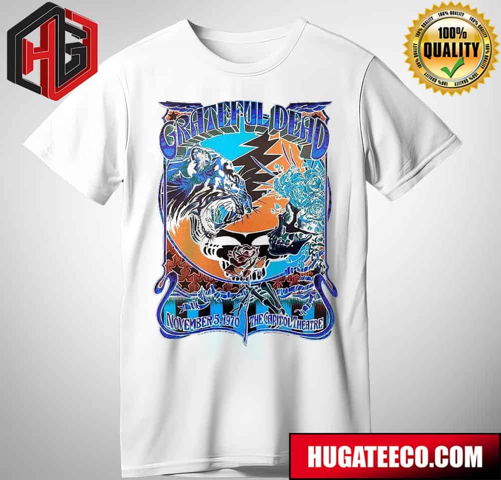 Grateful Dead’s Show At The Capitol Theatre On November 5 1970 Taylor Rushing’s Limited Edition 6-show T-shirt