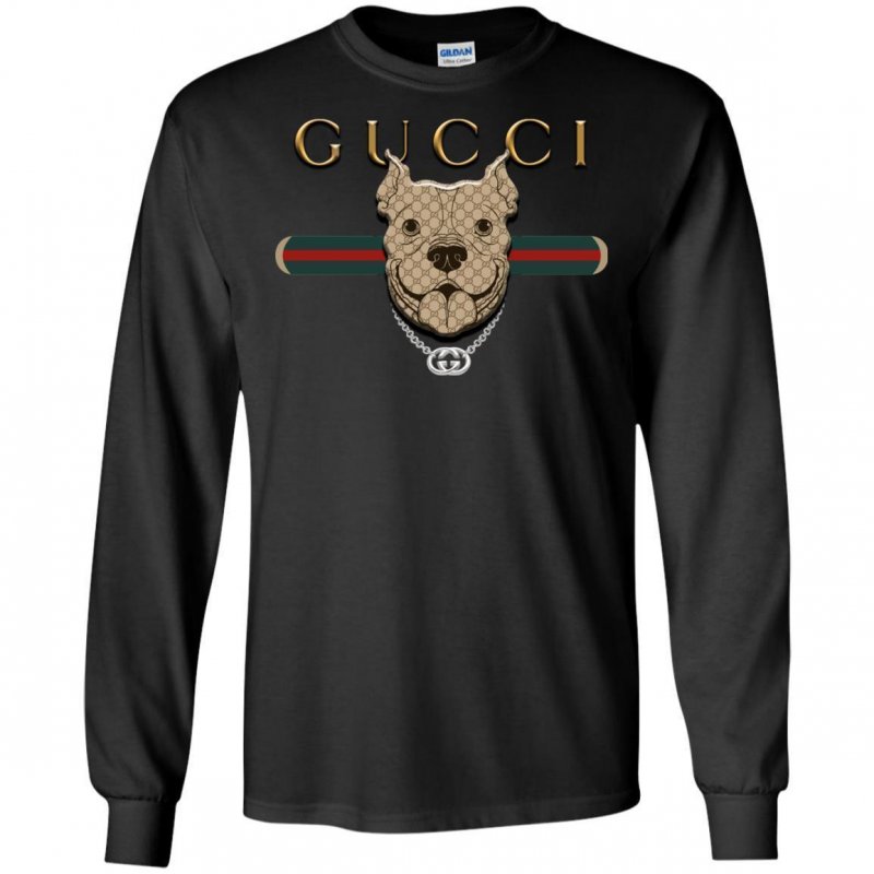 Gucci Lover Pit Bull Dogs Premium Long Sleeve Tee