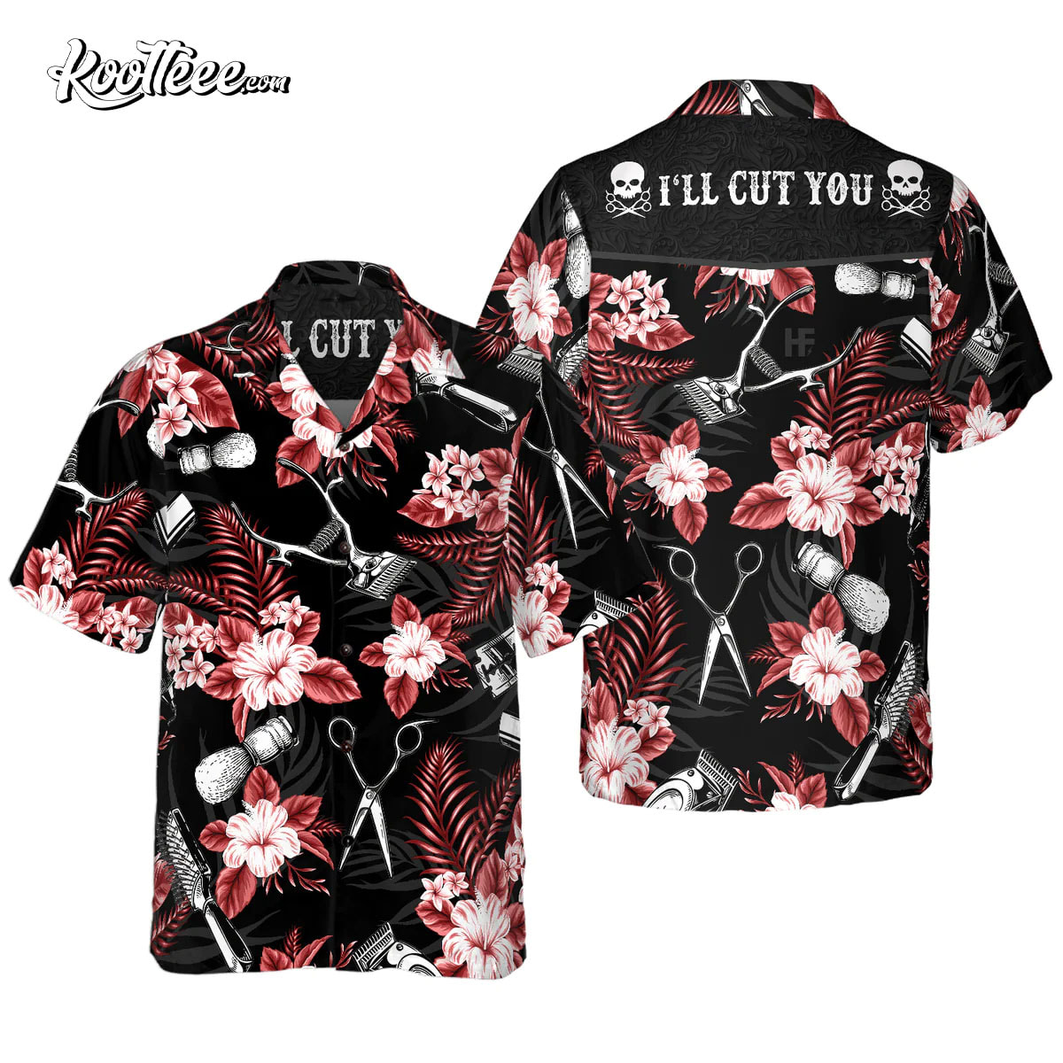 Hair Stylist I’ll Cut You Hawaiian Shirt