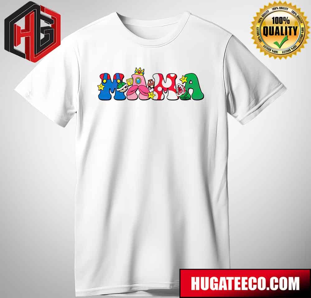 Happy Mother’s Day Groovy Super Mario Mama T-shirt